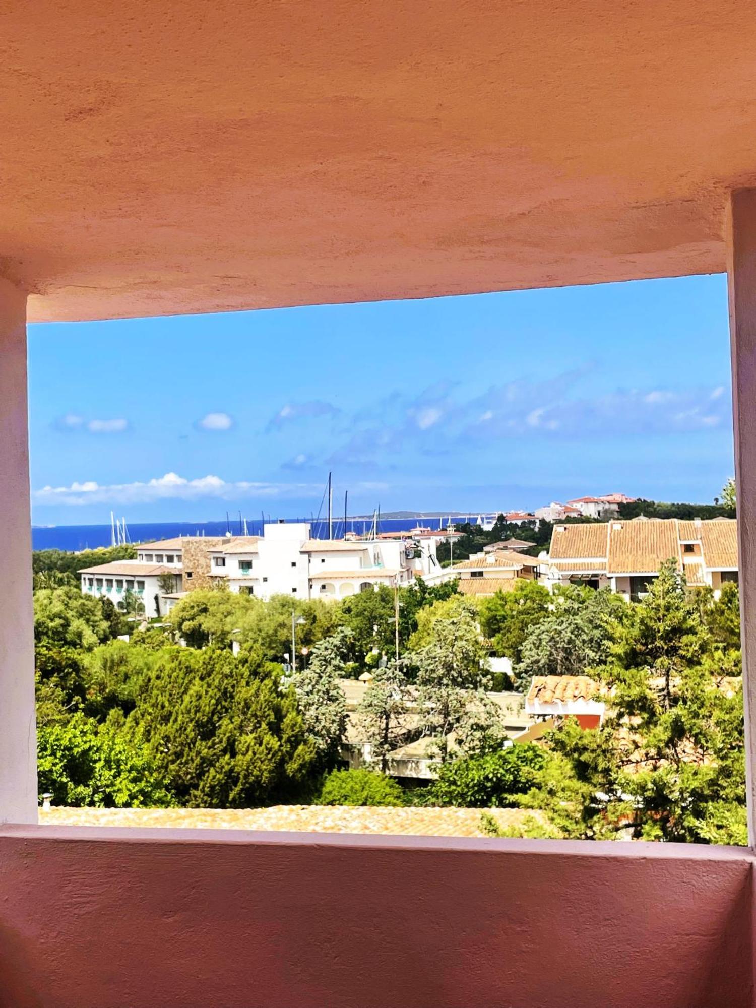 Splendida Vista Mare Zona Centrale Porto Rotondo Posto Auto Privato 객실 사진